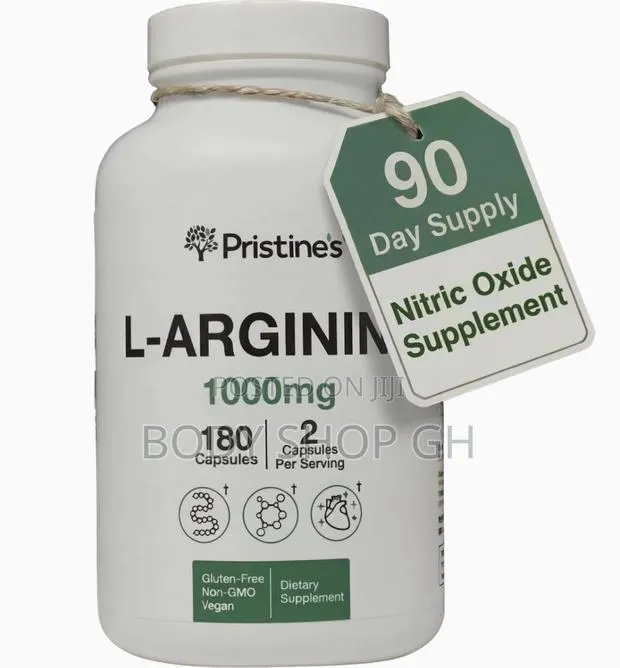 L Arginine Capsule - Nitric Oxide Pre Workout Amino Acid Support · Photo 1