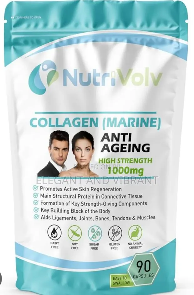 Collagen Marine (1000mg) Skin , Anti Ageing, Tissue, Joints, Muscles · Photo 1