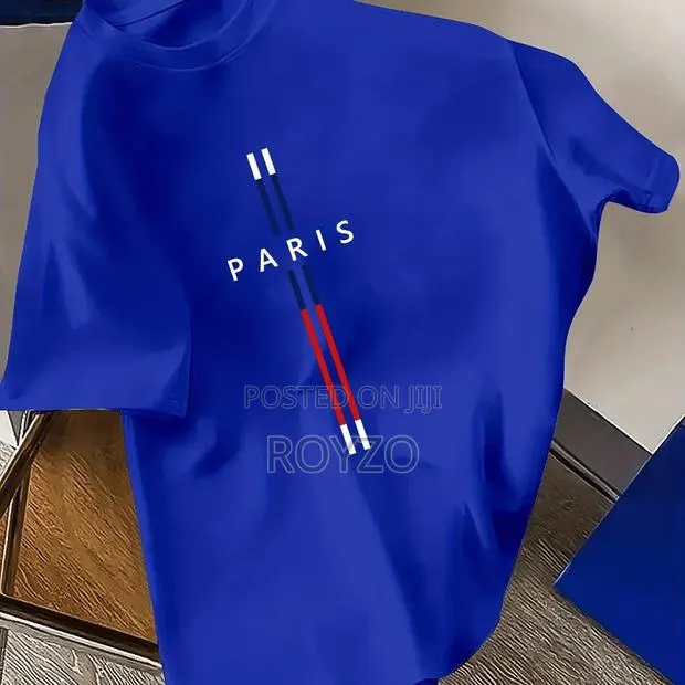 Unisex Paris T-Shirts for Men and Women, Graphic Print T-Shirt · Photo 1
