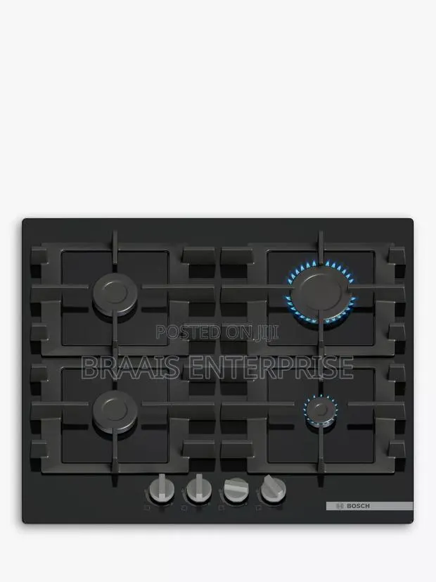 Bosch Series 4 Pnp6b6k40 60 Cm Gas Hob - Black · Photo 1
