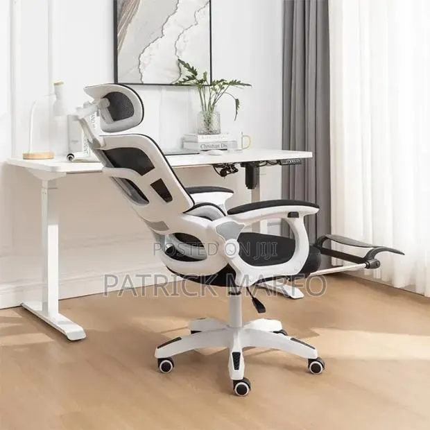 Luxury Ergonomic Office Chair With Footrest · Photo 1