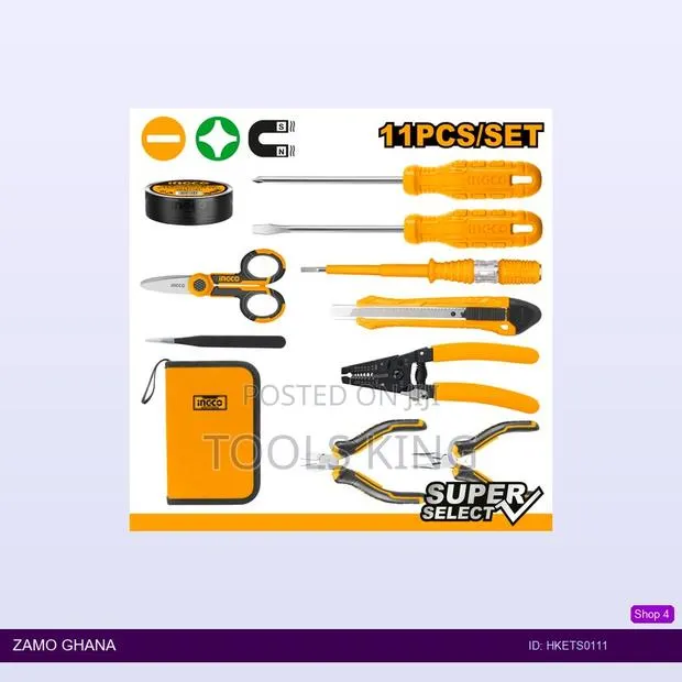 11pcs Electricians Tools Set - Hkets0111 · Photo 1