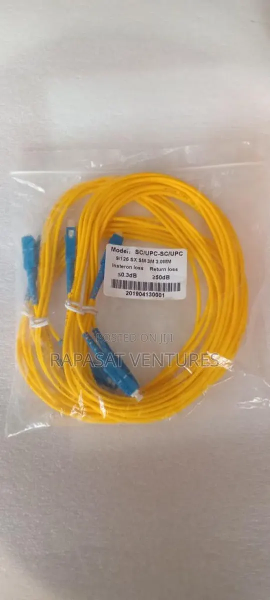 Fiber Sm Optic Cable Sc to Sc 1.5m · Photo 1