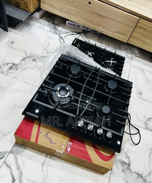Get Premium Kenwood 60cm Built in 4 Gas Cooker(Black) · Photo 1