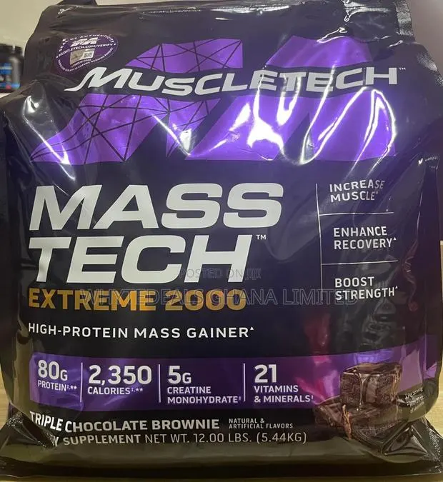 BULKING TIME! Masstech Extreme 2000 VANILLA MILKSHAKE 12lbs · Photo 1