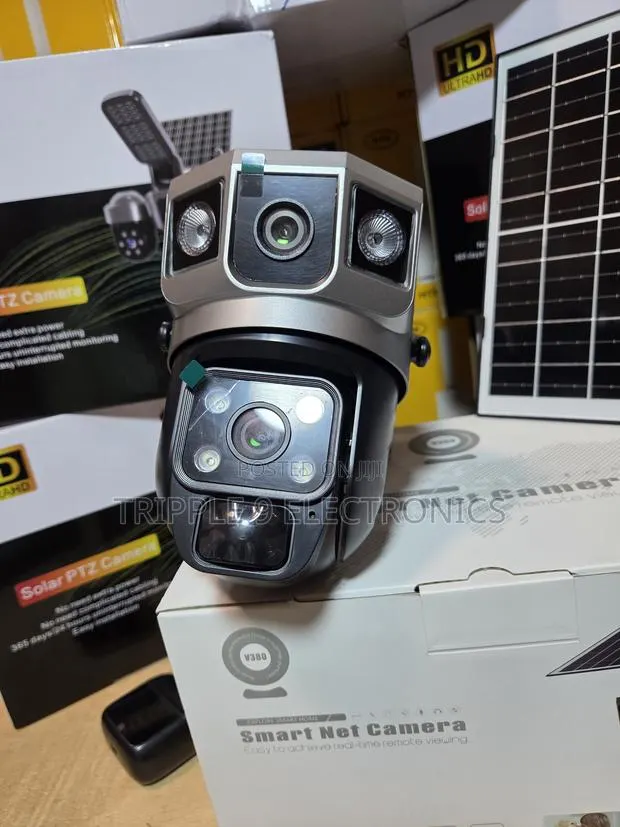 4g Dual Lens Quality Hd Solar Camera With Inbuilt Battery · Photo 1