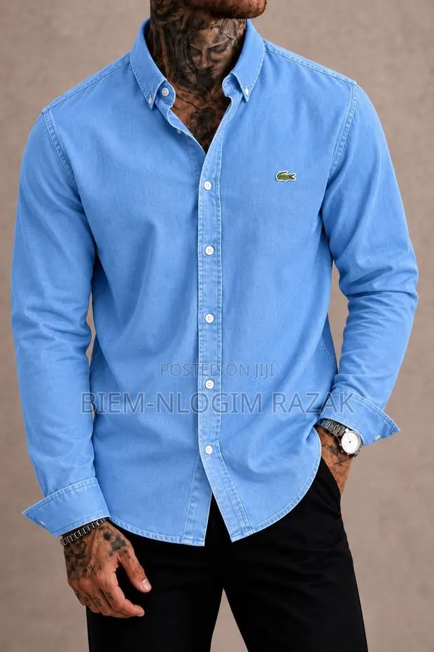 High Quality Lacoste Jeans Shirts Available in Stock