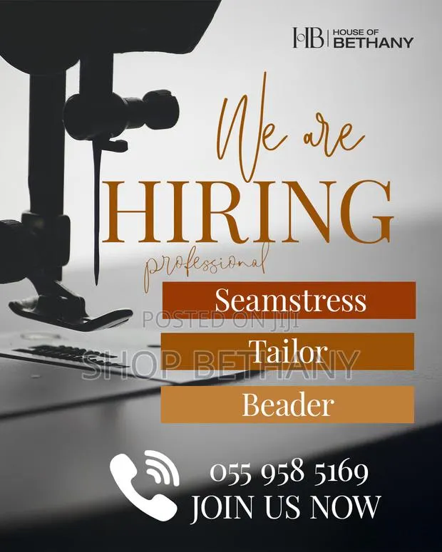 Seamstress or Tailor Needed for Immediate Employment · Photo 1