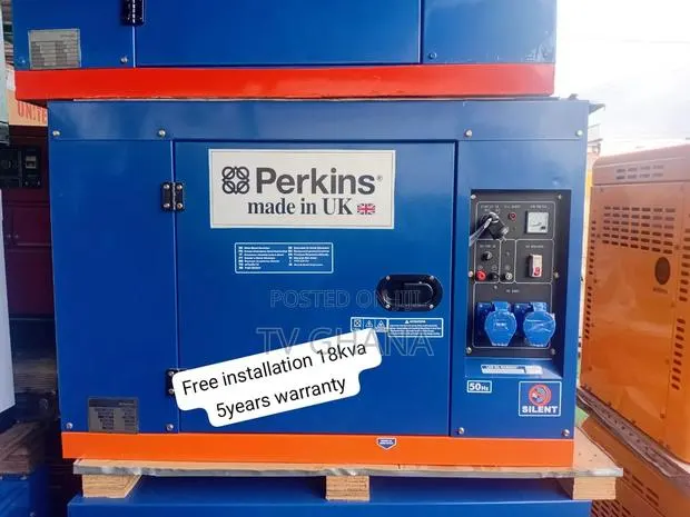 Brand New Perkins 18kVA Single Phase Genset – Heavy Duty18kva Genset · Photo 1