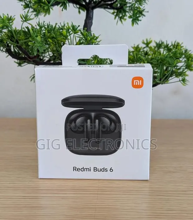 Xiaomi Redmi Buds 6 Earbuds 49db Active Noise Cancelling - Black · Photo 1