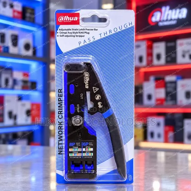 Dahua Pfm914 6p 8p Pass-Through Ethernet Crimper · Photo 1
