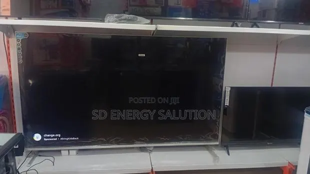 Green 75-Inch Smart TV – Big Screen, Bigger Entertainment · Photo 1