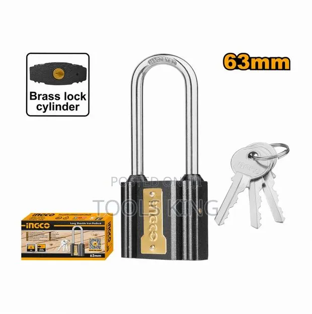 Long Shackle Iron Padlock 63mm - Dipl0631l · Photo 1