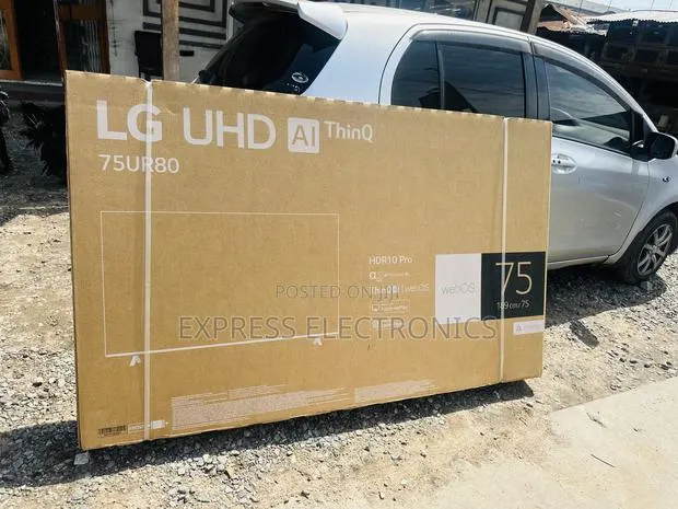 Quality Sleek Slim LG UHD UR80 75 Inch 4K Smart TV, 2023 75UR80006LJ · Photo 1
