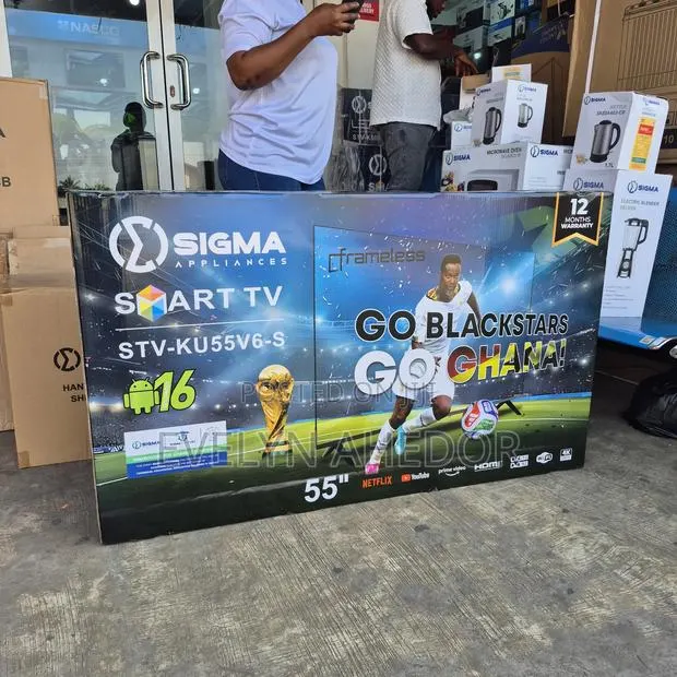 2026 Model of Sigma 55 Inches Smart Android TV Uhd · Photo 1