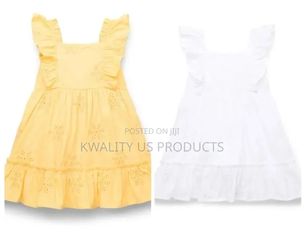 Wonder Nation Girls Cotton Eyelet Dress - 2 and 3 Years · Photo 1