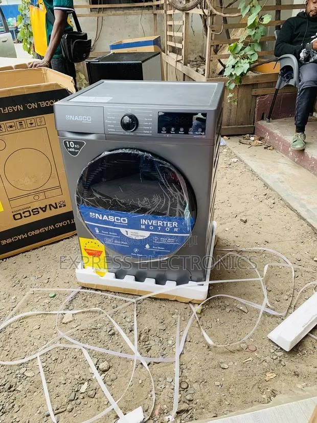 Purchase the New Nasco 10KG Front Load Washing Machine (NASFL-JS10KG-S · Photo 1