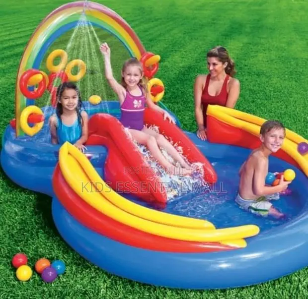 Intex Rainbow Ring Play Center Inflatable Pool · Photo 1