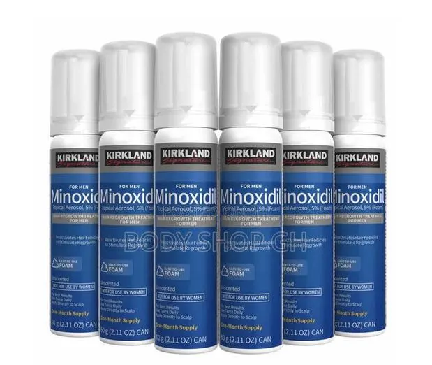 Kirkland Minoxidil Foam - Works Faster and Dries Faster · Photo 1