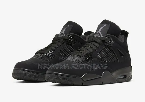 Air Jordan 4 Sneakers–Black,Gh 300 |Sizes 38–45 | Quality Sneakers · Photo 1