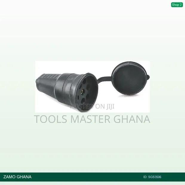 Rubber Three Phase Female Plug - Sgs3506 · Photo 1