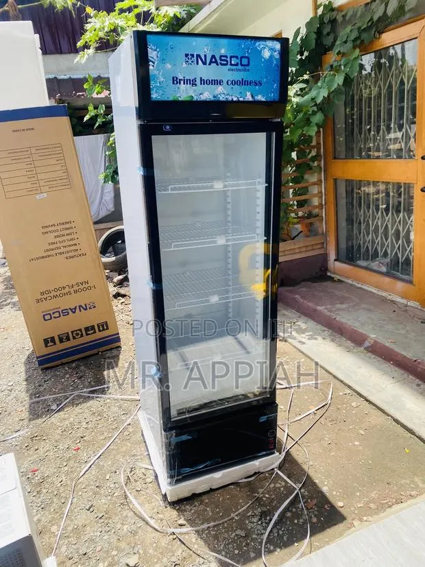 Brand New Nasco 1door Electric Display Fridge Nas-Fl400-1dr · Photo 1