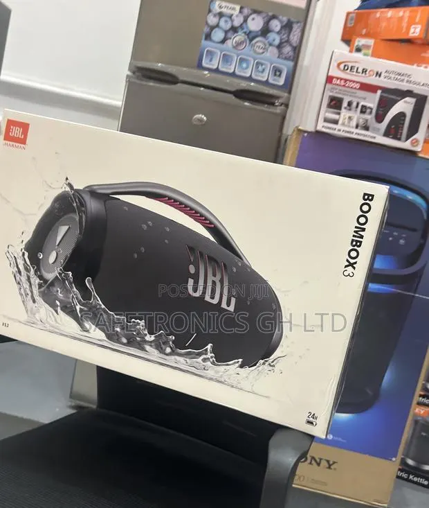 Lastest Bluetooth JBL Wireless • Black Boombox 3 Speaker · Photo 1