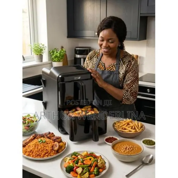 German Plus 11.6l Dual-Zone Double Drawer Digital Air Fryer · Photo 1