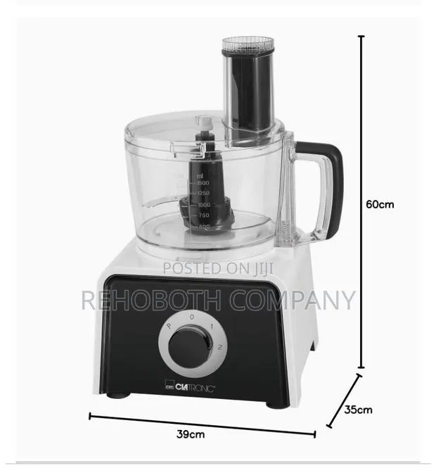 Clatronic Km 3645 7-in-1 Food Processor, 600 W, 4 Speeds