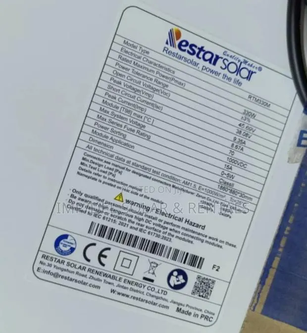 330w Mono Solar Panel · Photo 6