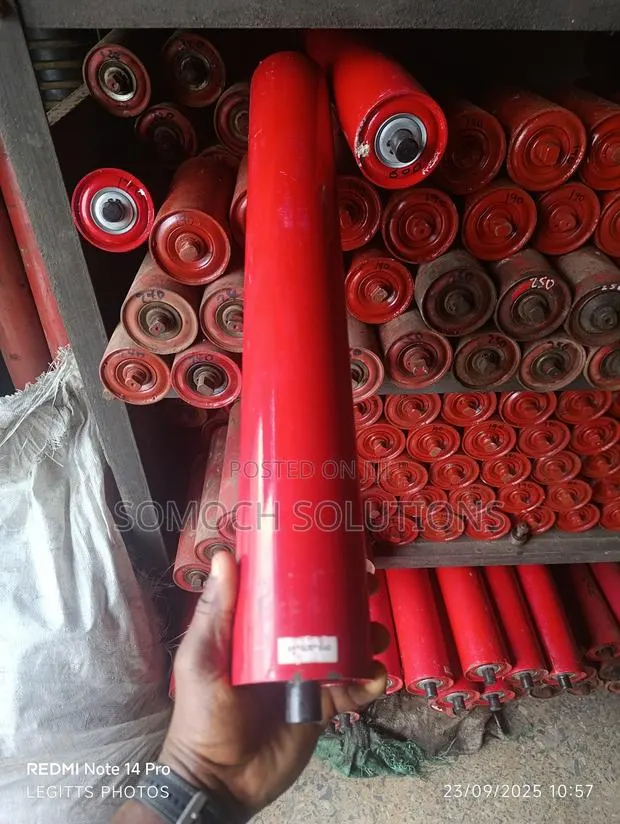 Conveyor Rollers Industrial Equipment Spares Quarry Construction Ghana · Photo 1
