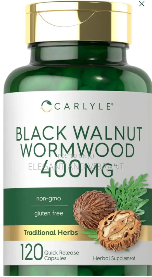 Black Walnut Wormwood | 120 Capsules · Photo 1