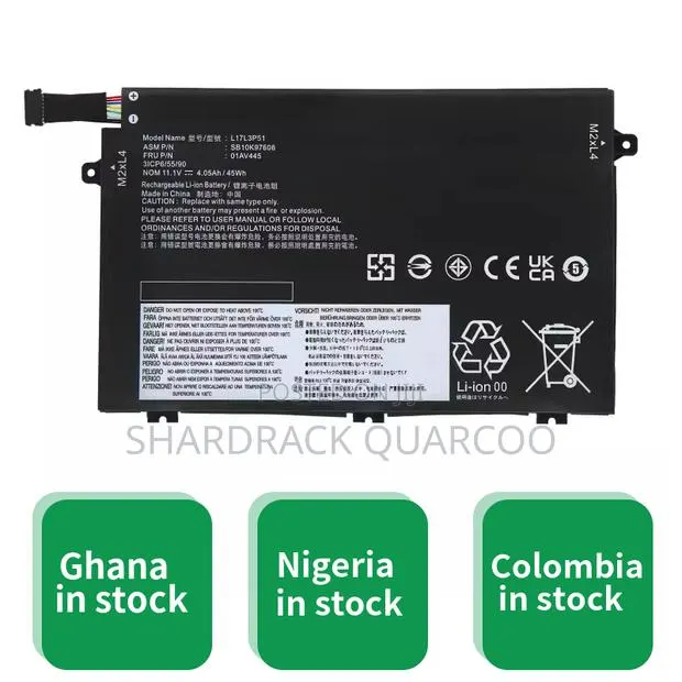 L17L3P51 Is for Lenovo Laptop Battery L17M3P52 L17C3P51 01AV448 447 · Photo 1