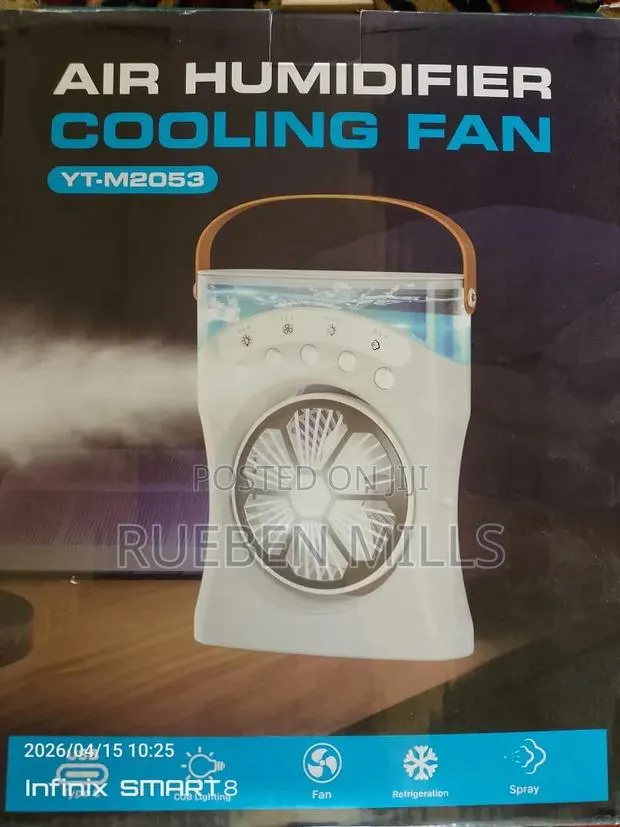 550ml Large Water Tank Chargeable Mini Spray Cooling Fan · Photo 1