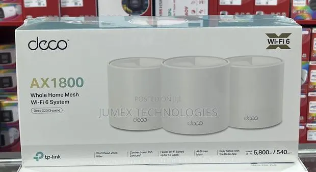 Deco X20 (3Pack) Ax1800 Whole Home Mesh Wi-Fi 6 System · Photo 1
