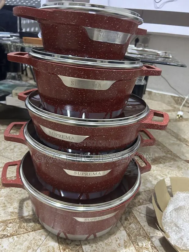 10 Pieces Die Cast Non Stick Cookware With Granite · Photo 1