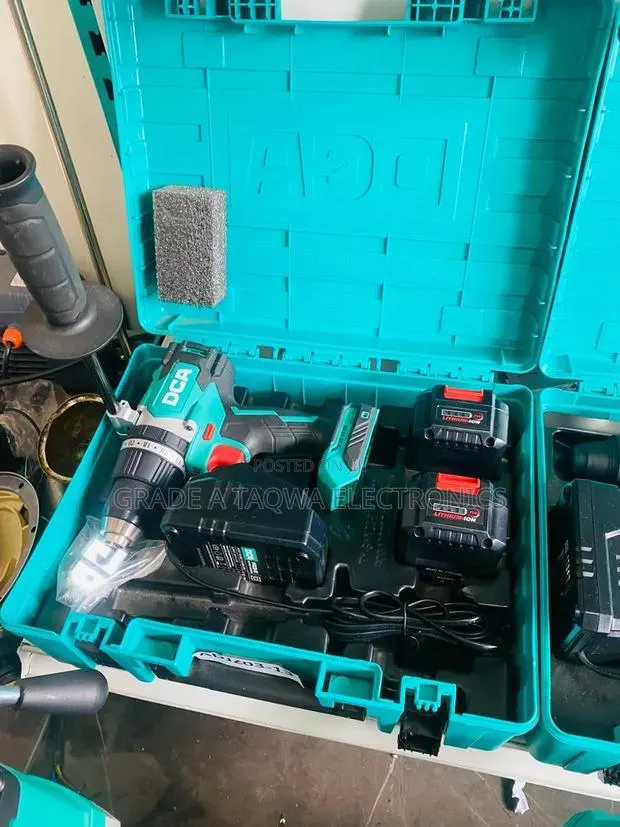 DCA 20V Lithium-Ion Brushless Cordless Impact Drill Set · Photo 1