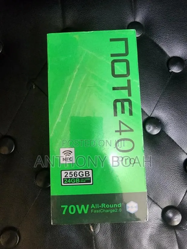 New Infinix Note 40 Pro 5G 256 GB Black · Photo 1