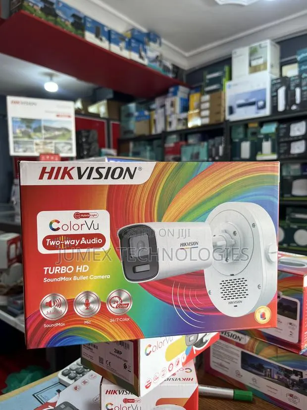 Hikvision Colorvu 2way Audio Soundmax Bullet Ds-2ce13df0t-LXTS 2mp · Photo 1