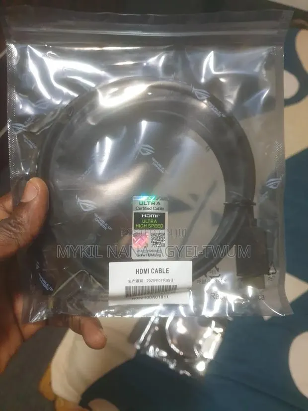Certified Ultra High Speed 2.1 Hdmi Cable for PS5, Xbox Series X & PC · Photo 1