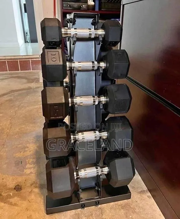 14 of Set of Hexagonal Dumbbells 5 Kilogram-25 Kilogram · Photo 1