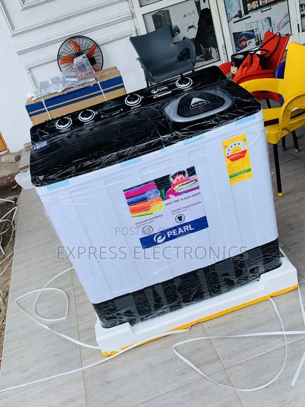 Limited Stock Pearl 11kg Topload Twintub Semi Automatic White · Photo 1