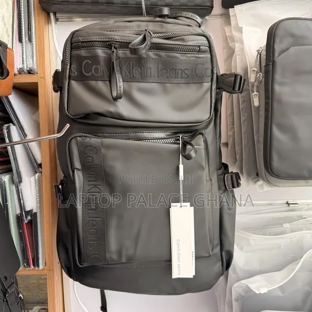 Calvin Klein Backpack Black Men Ck Bag · Photo 1
