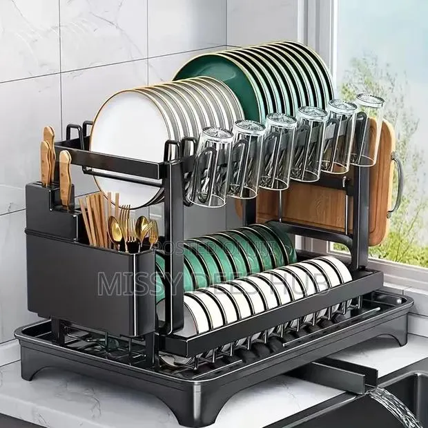 Dish Drying Rack With Drainboard · Photo 1