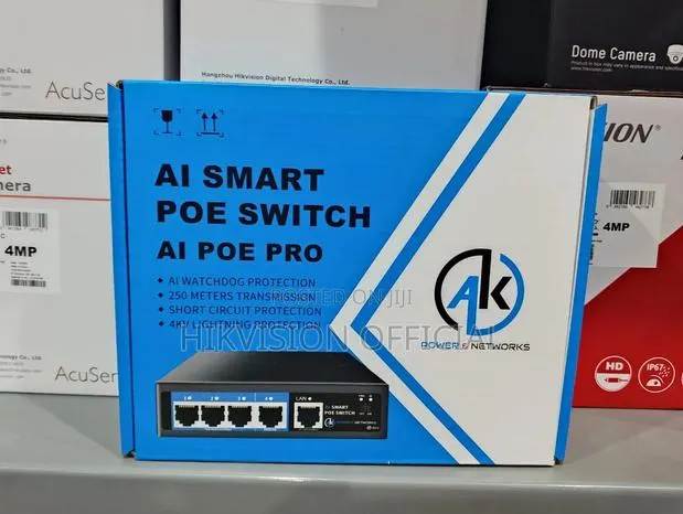 4 Port Poe Switch-Ak Brand · Photo 1