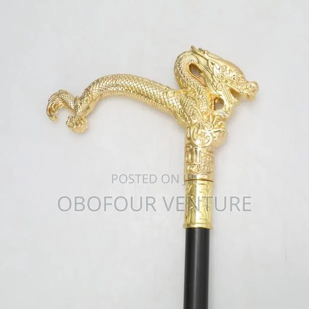 at at Dragon Head Fashion Walking Stick Decorative Stick. · Photo 1