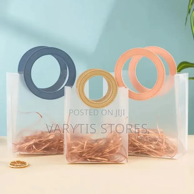 10pcs Transparent Tote/Party Bags for Gifts Packaging · Photo 2