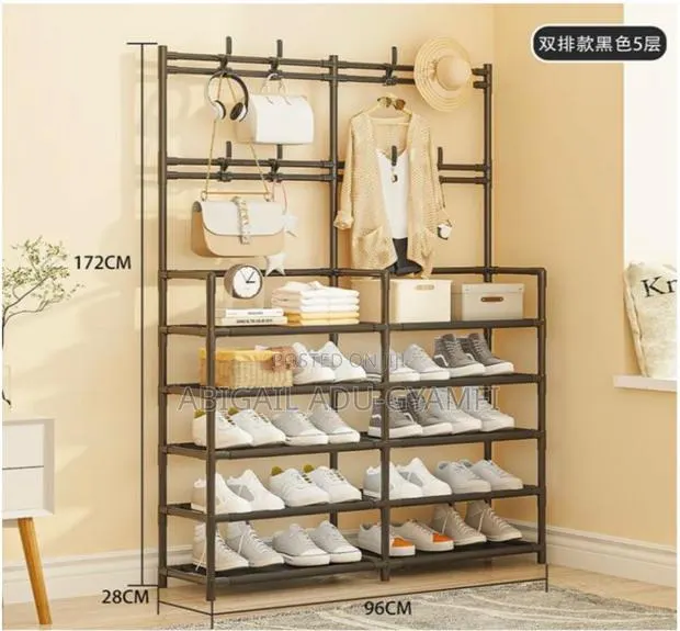 Double 5Layer Shoe Hat Rack · Photo 1