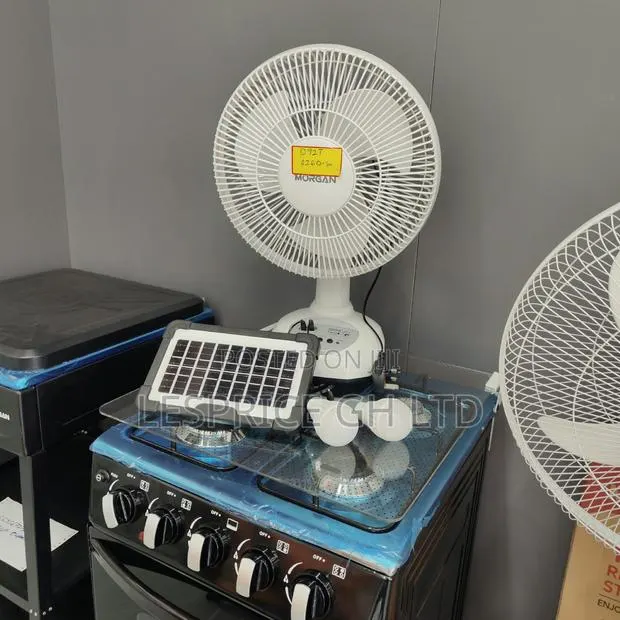 Get Unbelievable Prices on Our Fantastic Rechargeable Morgan Solar Fan · Photo 1