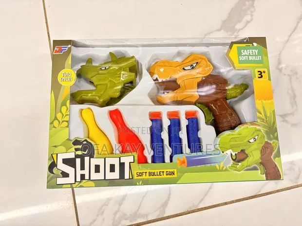Kids Toy Shoot Bullet Gun Animal Head · Photo 1